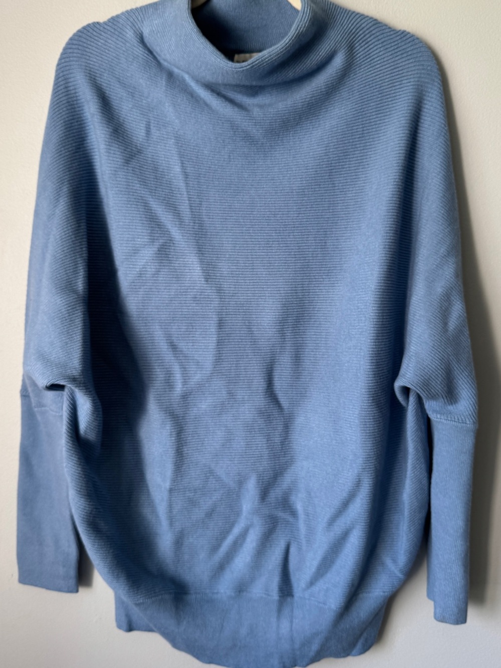 eesome Dusty Blue Turtleneck Sweater